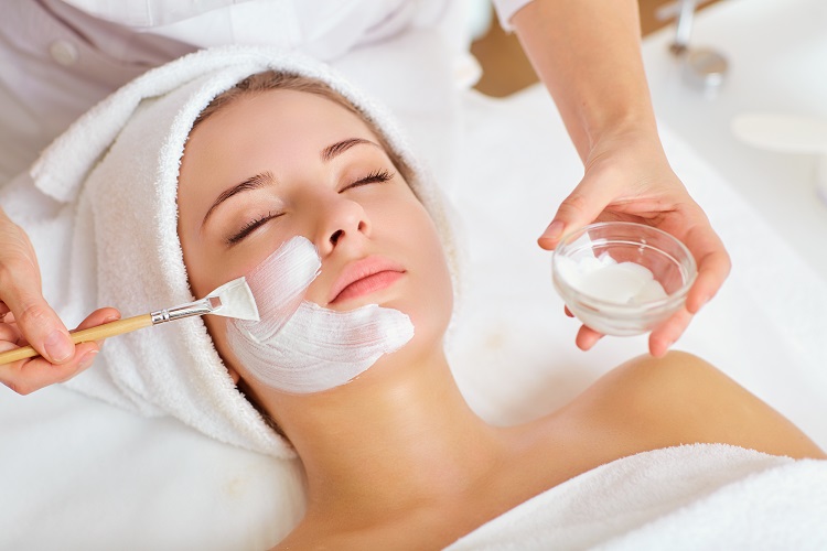 woman receiving a personalized beauty care treatment for preventive care